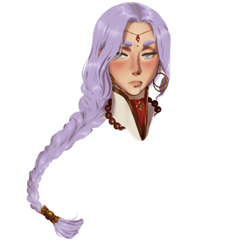 Nahyuta Sahdmadhi - A cute little sticker fanart I made a of Nahyuta, a character from the Ace Attorney franchise.