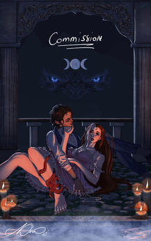 The White Queen, Book 1 - A book cover commission